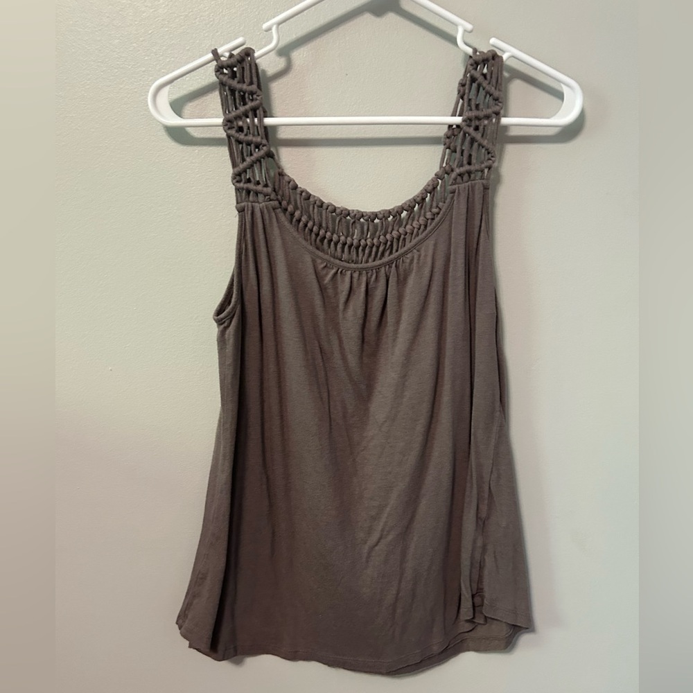 Sonoma, size s, cotton macrame tank top